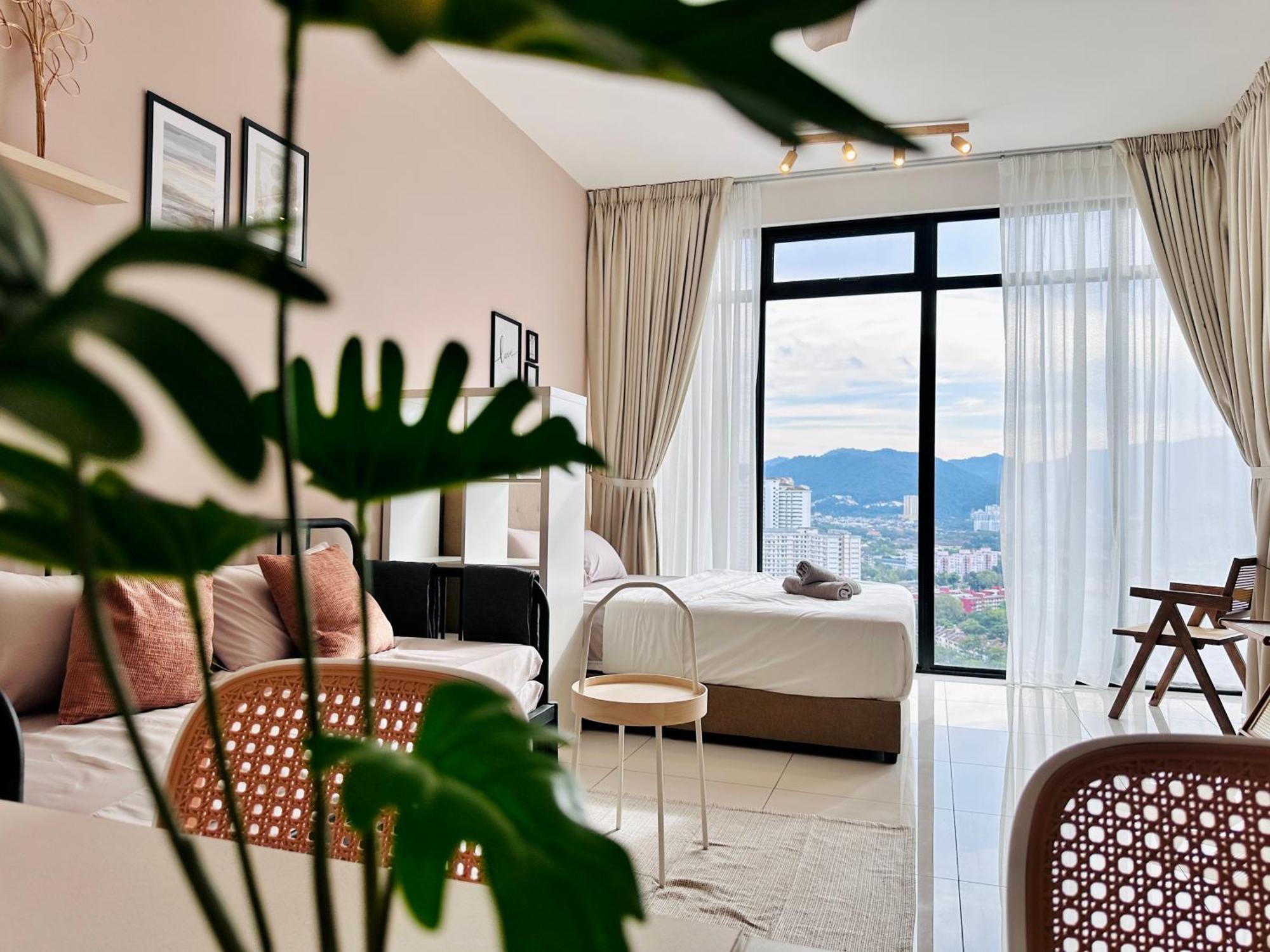 New 2Br Georgetown Warm And Lovely Homestay 10Pax-无敌美景两房民宿 Beacon Executive Suite Экстерьер фото